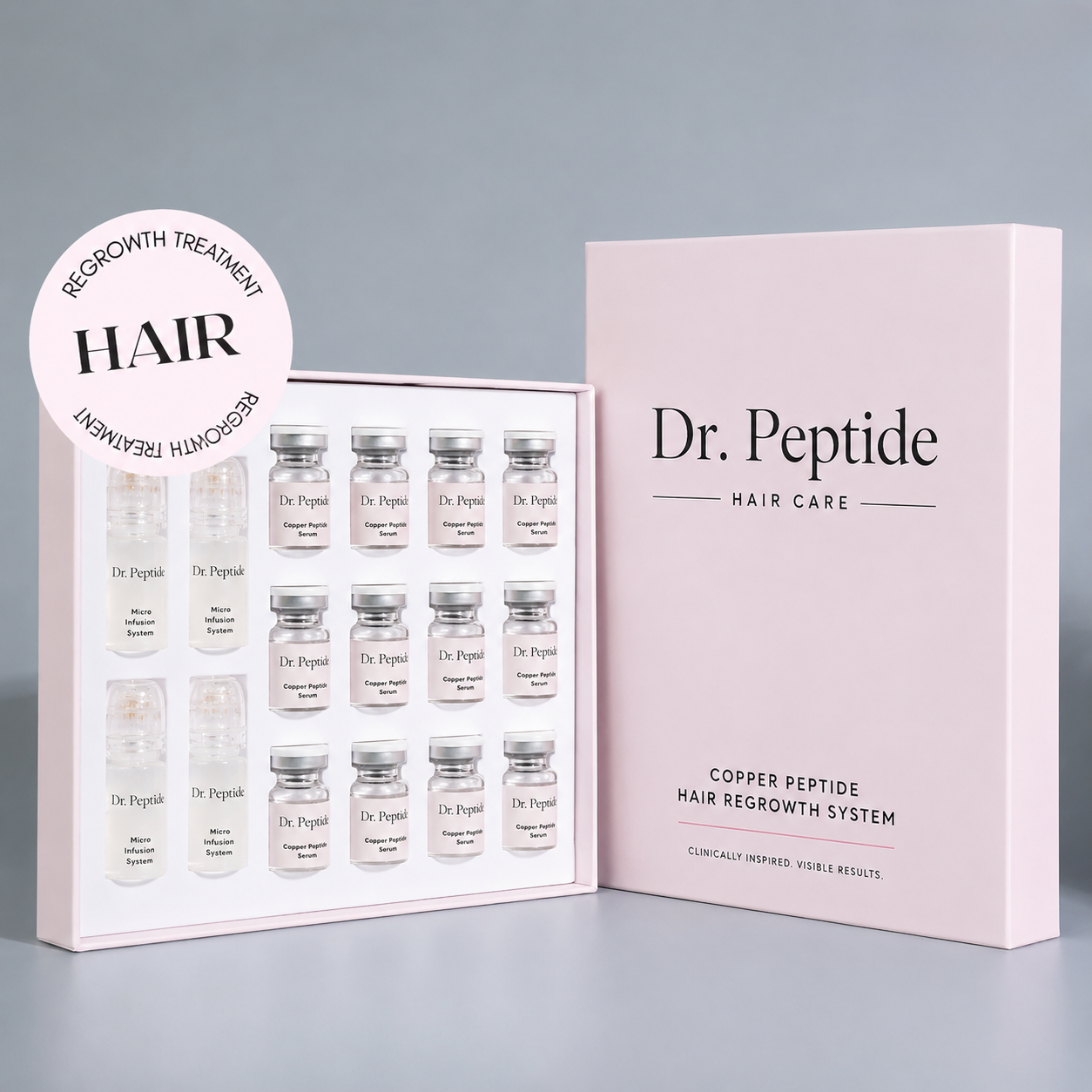 The Most Powerful Peptide Infusion  Hair Regrowth System