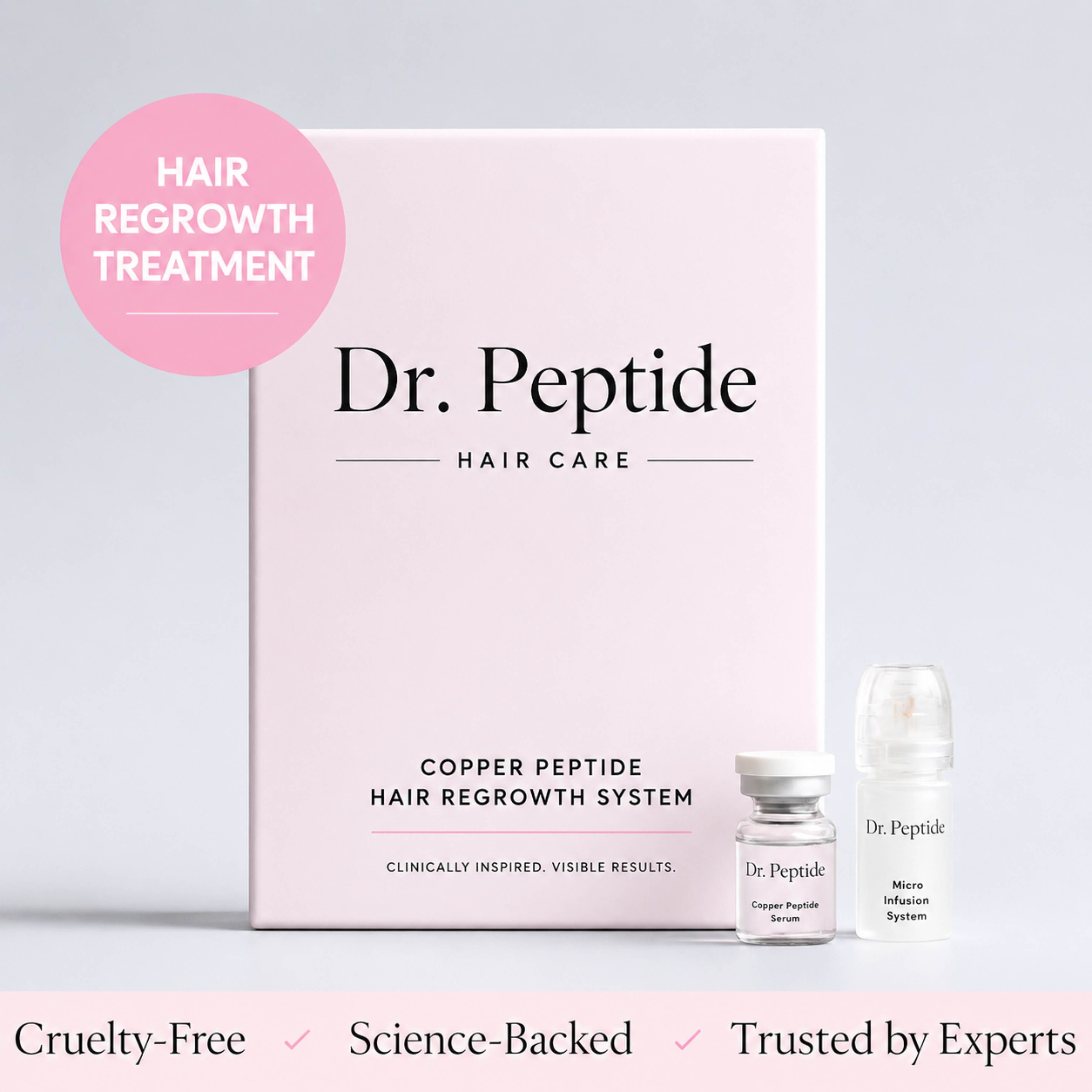 The Most Powerful Peptide Infusion  Hair Regrowth System