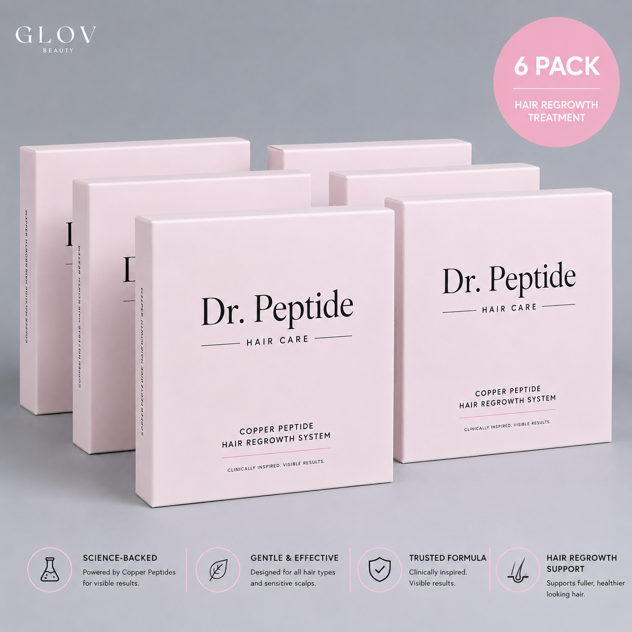 The Most Powerful Peptide Infusion  Hair Regrowth System